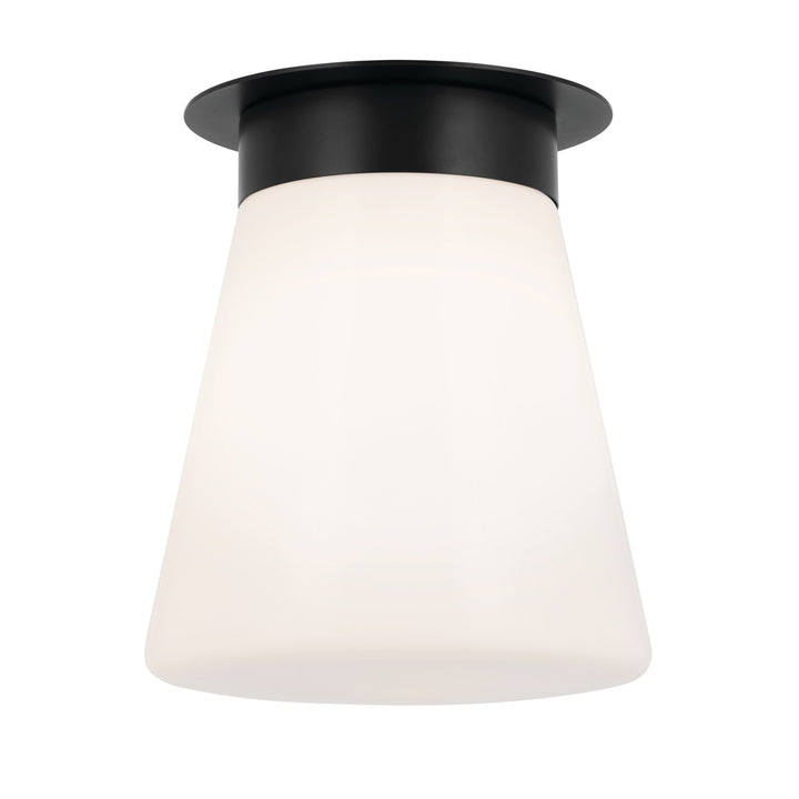 Kichler Canada - 52585BK - One Light Flush Mount - Albers - Black