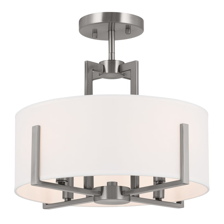 Kichler Canada - 52591CLP - Four Light Pendant/Semi Flush - Malen - Classic Pewter