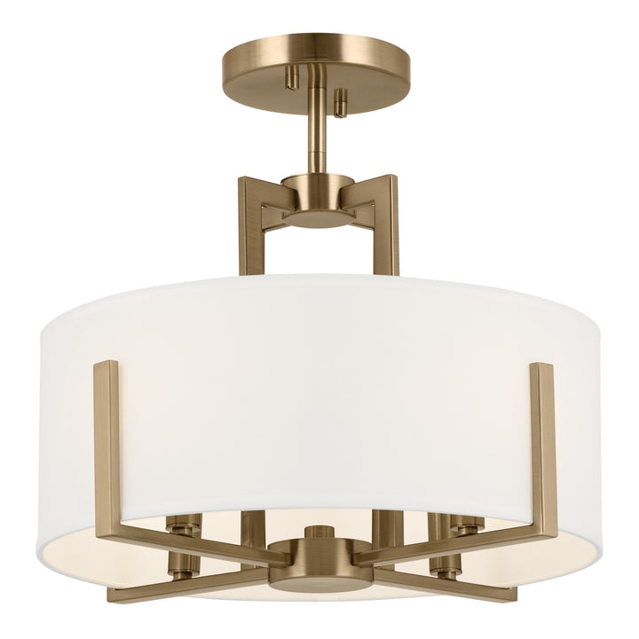 Kichler Canada - 52591CPZ - Four Light Pendant/Semi Flush - Malen - Champagne Bronze