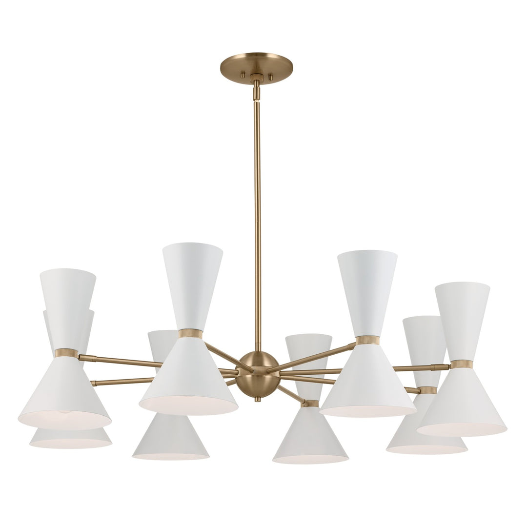 Kichler Canada - 52567CPZWH - 16 Light Chandelier - Phix - Champagne Bronze
