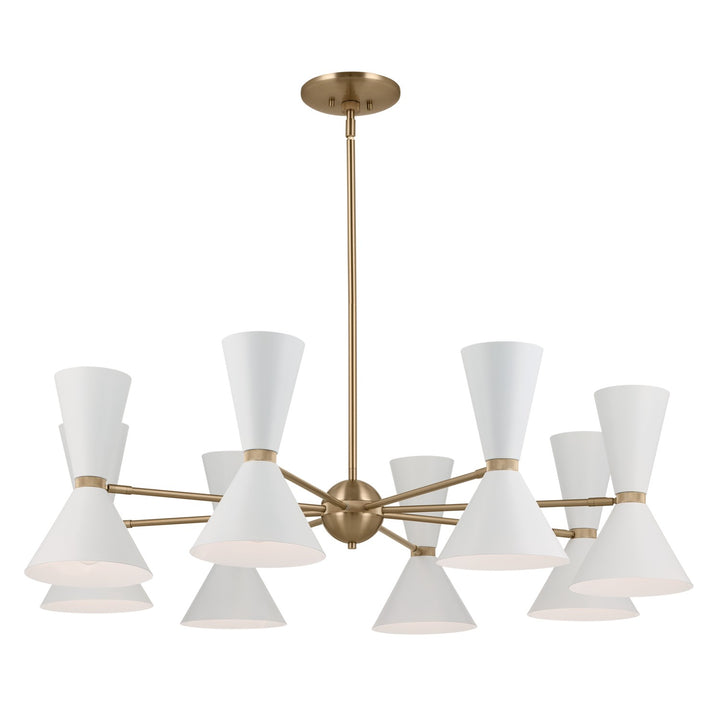 Kichler Canada - 52567CPZWH - 16 Light Chandelier - Phix - Champagne Bronze