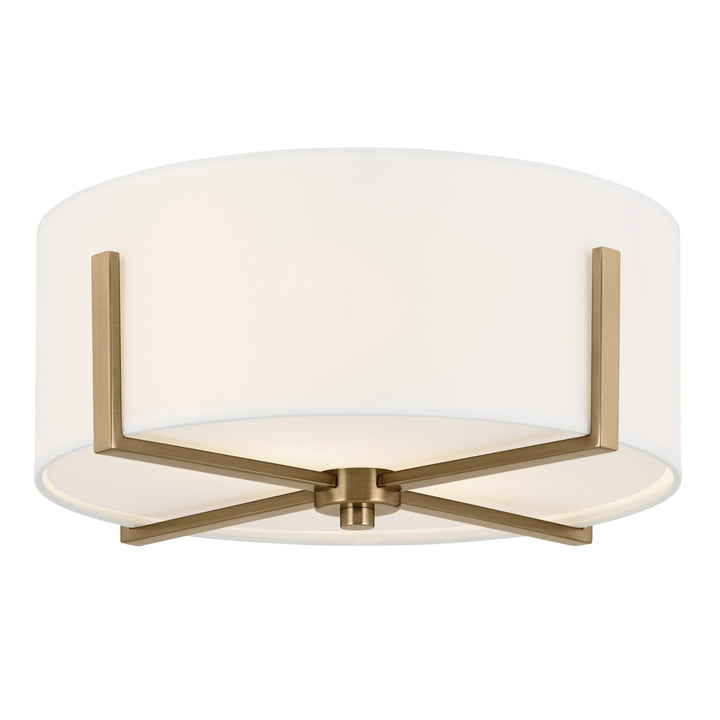 Kichler Canada - 52593CPZ - Two Light Flush Mount - Malen - Champagne Bronze