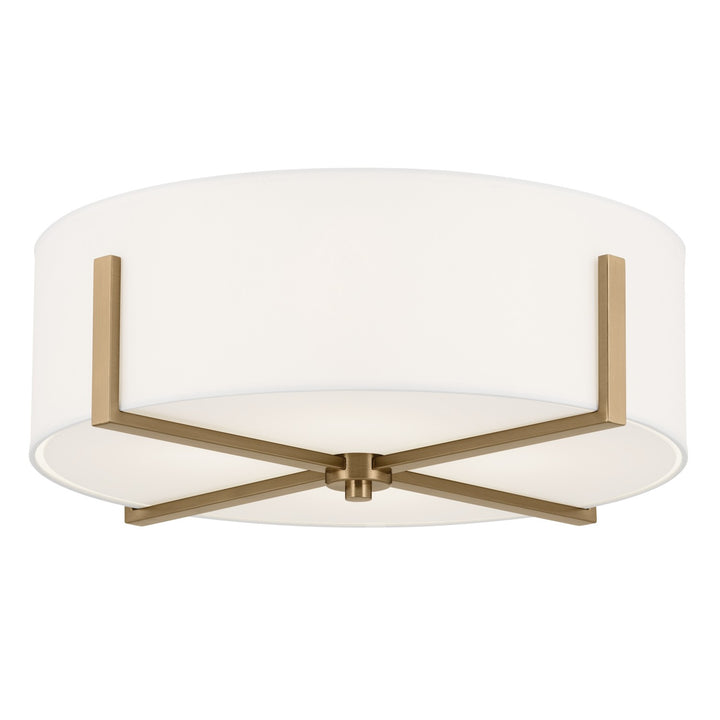 Kichler Canada - 52594CPZ - Four Light Flush Mount - Malen - Champagne Bronze