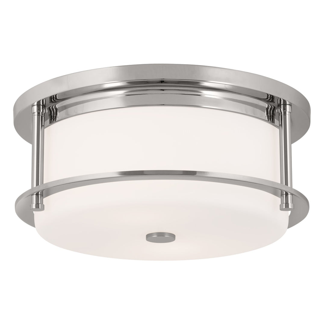 Kichler Canada - 52595PN - Two Light Flush Mount - Brit - Polished Nickel