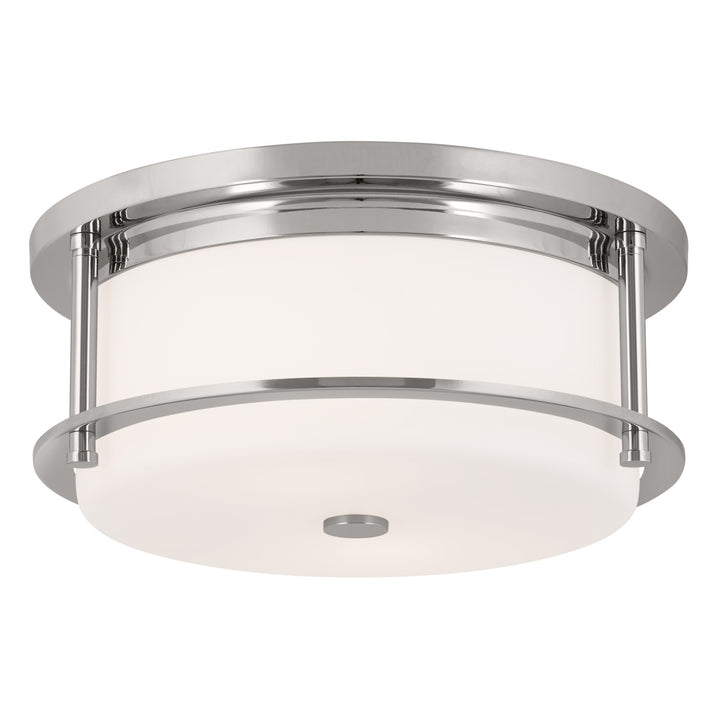 Kichler Canada - 52595PN - Two Light Flush Mount - Brit - Polished Nickel