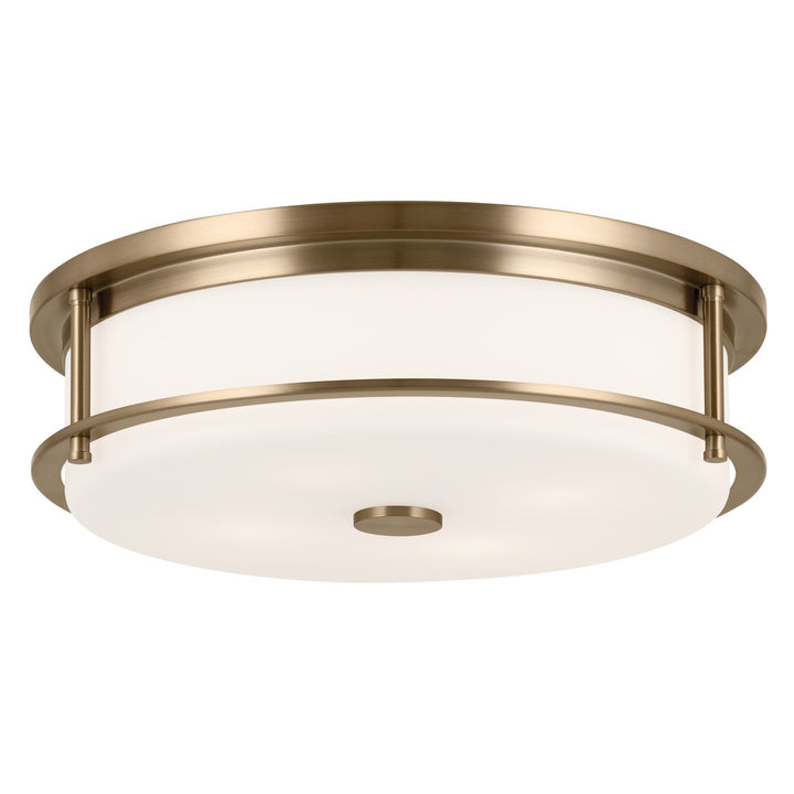 Kichler Canada - 52597CPZ - Four Light Flush Mount - Brit - Champagne Bronze