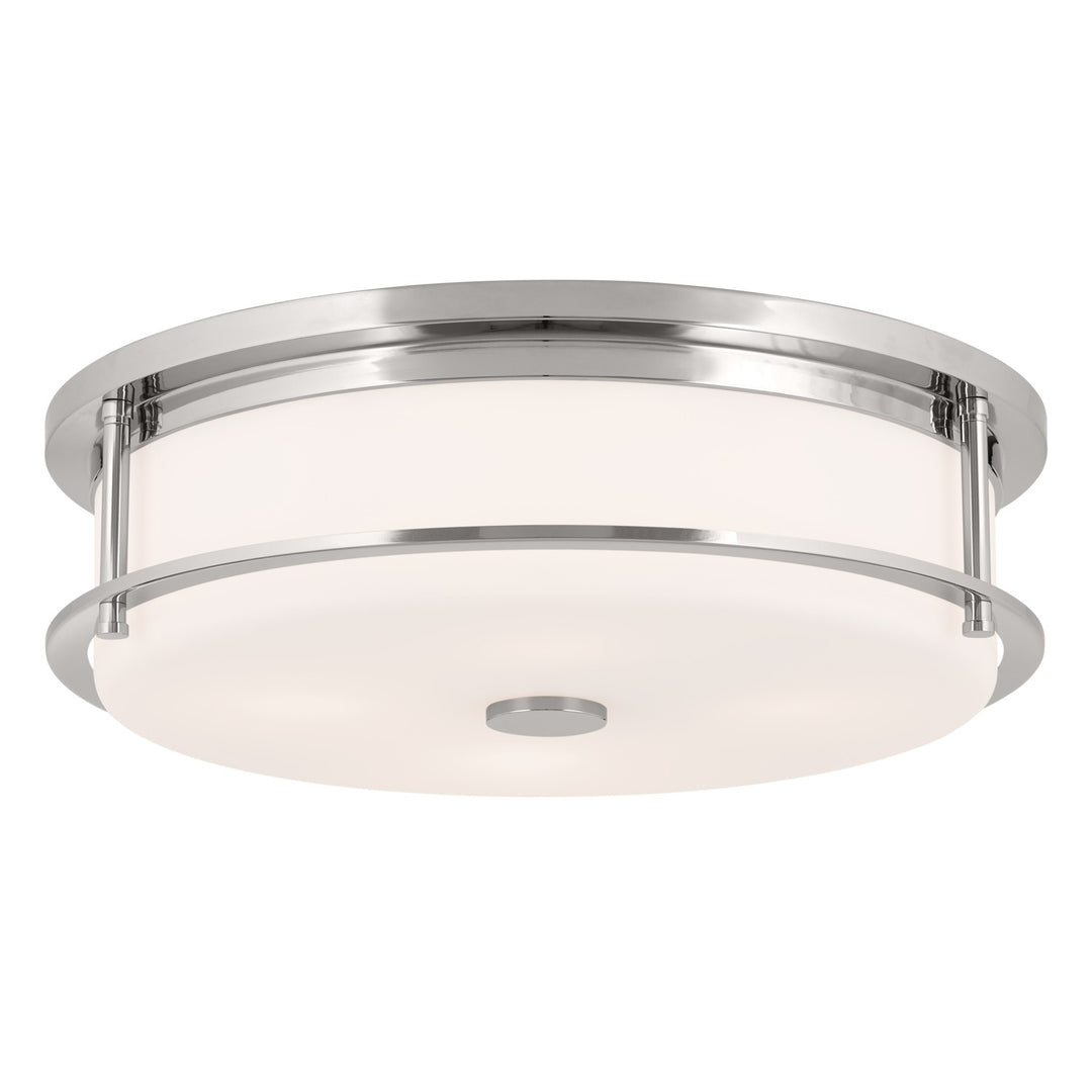 Kichler Canada - 52597PN - Four Light Flush Mount - Brit - Polished Nickel