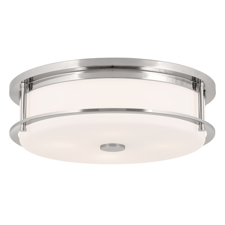 Kichler Canada - 52597PN - Four Light Flush Mount - Brit - Polished Nickel