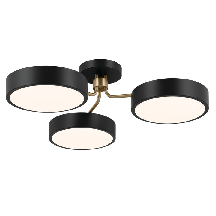 Kichler Canada - 52604BKCPZ - LED Semi Flush Mount - Sago - Black