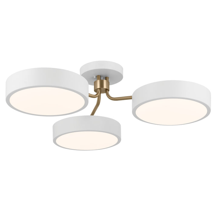 Kichler Canada - 52604WHCPZ - LED Semi Flush Mount - Sago - White