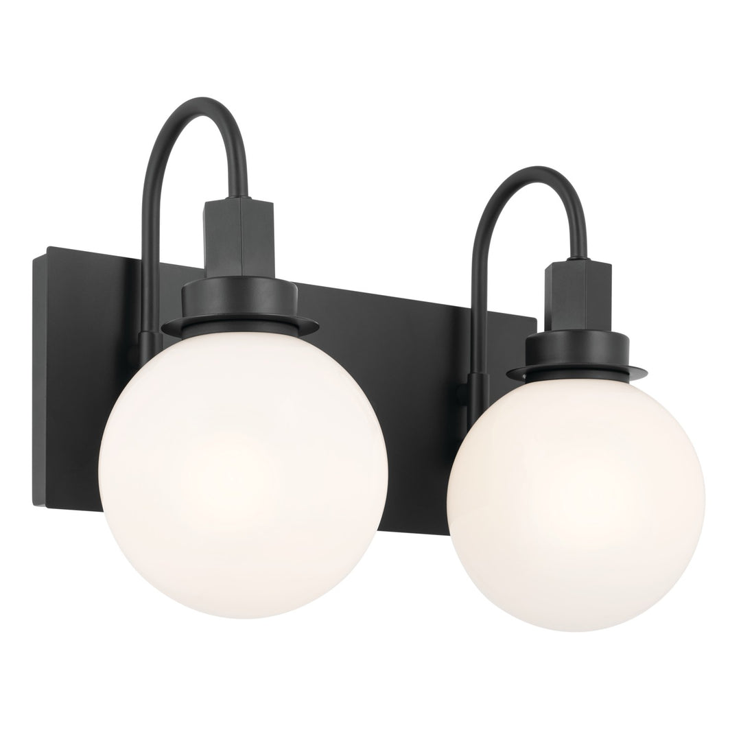 Kichler Canada - 55150BK - Two Light Bath - Hex - Black