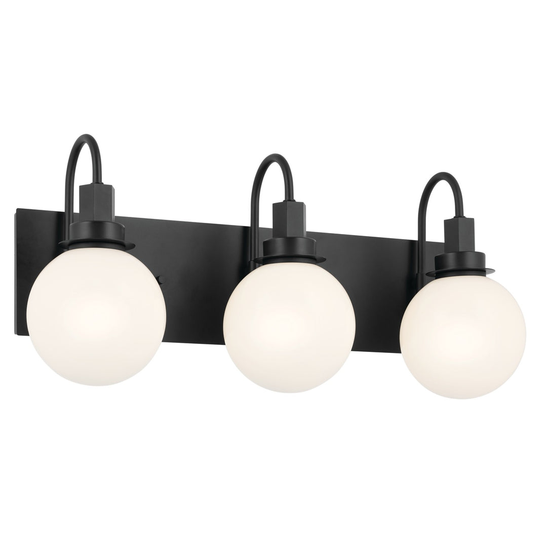 Kichler Canada - 55151BK - Three Light Bath - Hex - Black
