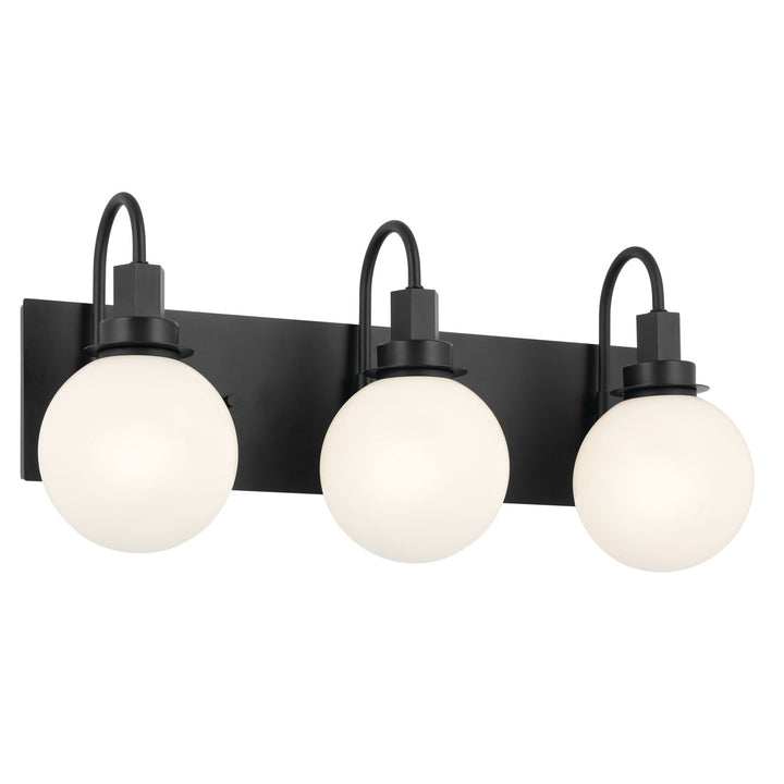 Kichler Canada - 55151BK - Three Light Bath - Hex - Black