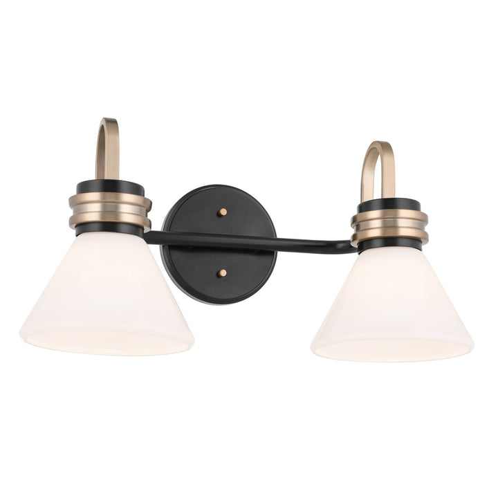Kichler Canada - 55154BK - Two Light Bath - Farum - Black