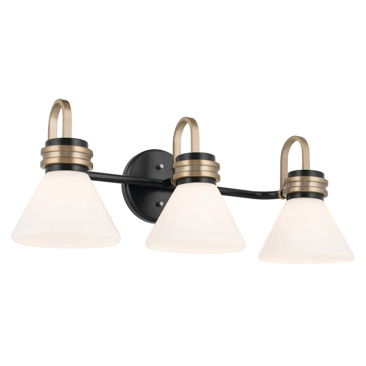 Kichler Canada - 55155BK - Three Light Bath - Farum - Black