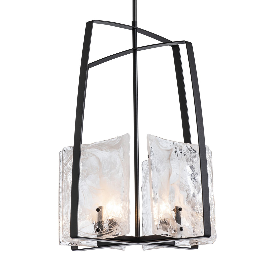 Hubbardton Forge Canada - 131310-SKT-MULT-10-YR0699 - Four Light Pendant - Arc - Black