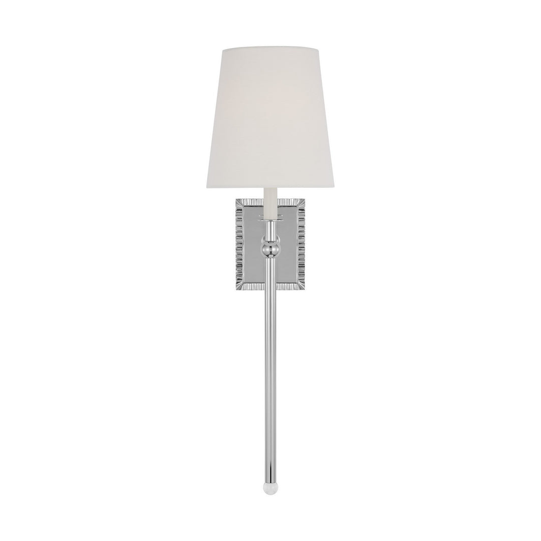 Baxley One Light Wall Sconce in Polished Nickel - available from The Lighting Shoppe, trusted by Canadian homeowners