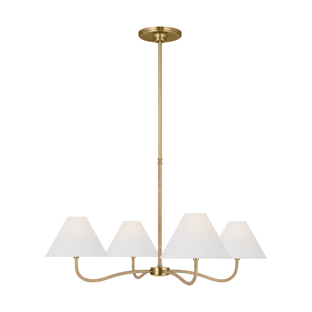Visual Comfort Studio Canada - CC1704BBS - Four Light Chandelier - Laguna - Burnished Brass