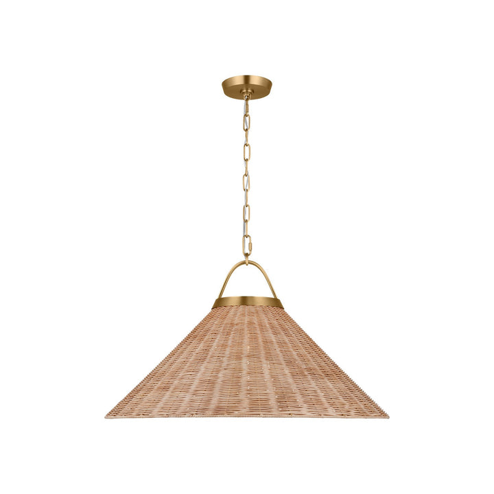 Whitby One Light Pendant in Burnished Brass - available from The Lighting Shoppe, trusted by Canadian homeowners