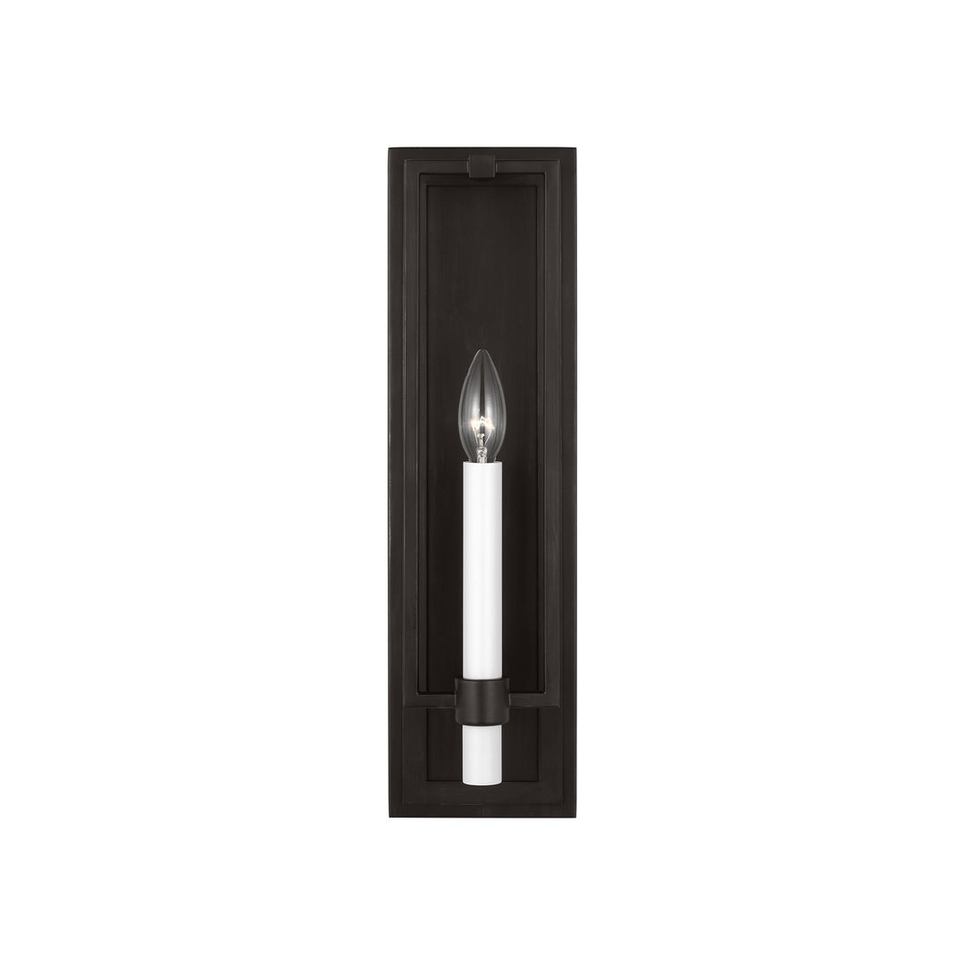 Marston One Light Wall Sconce in Aged Iron - available from The Lighting Shoppe, trusted by Canadian homeowners