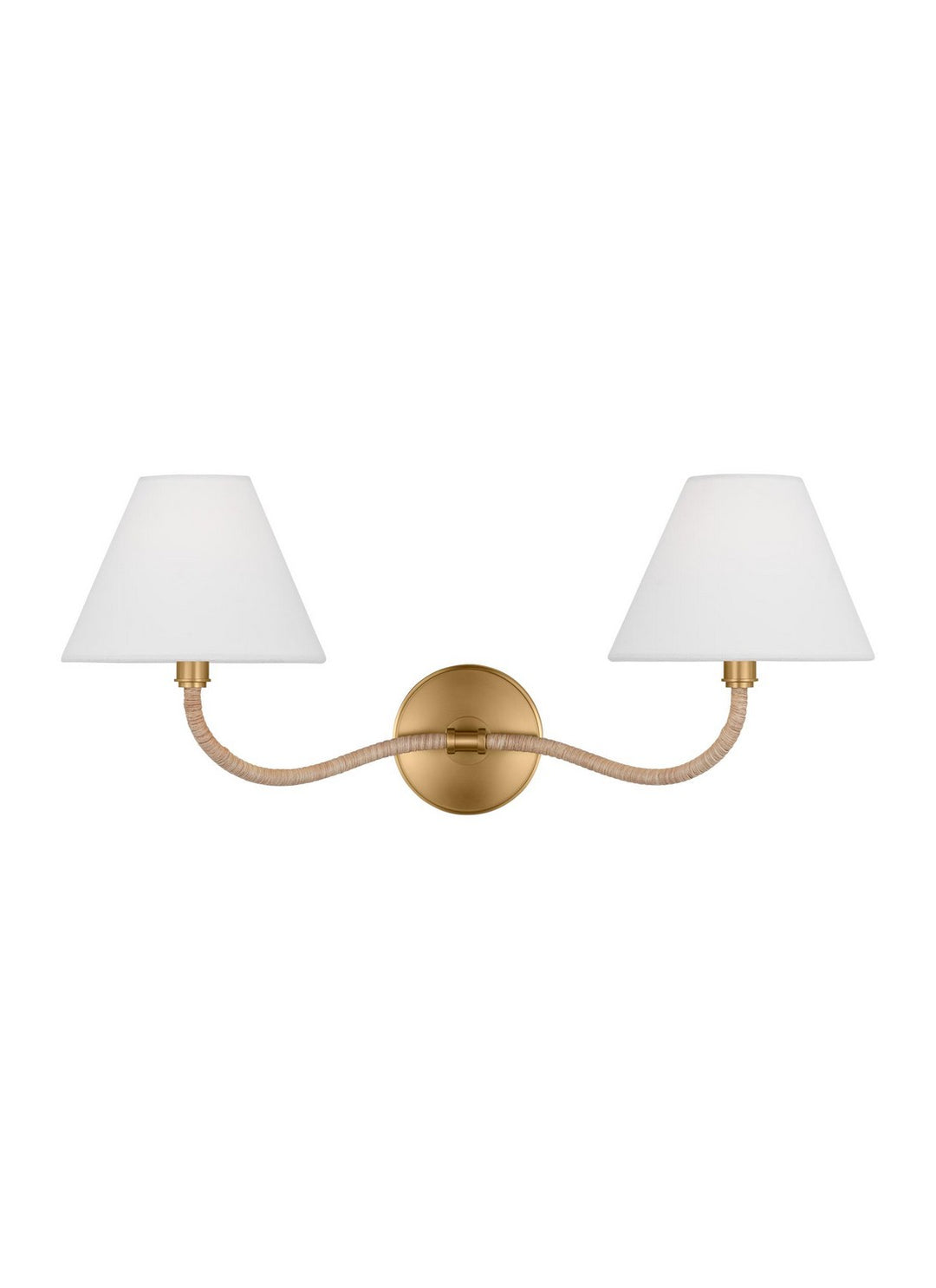 Laguna Two Light Wall Sconce in Burnished Brass - available from The Lighting Shoppe, trusted by Canadian homeowners