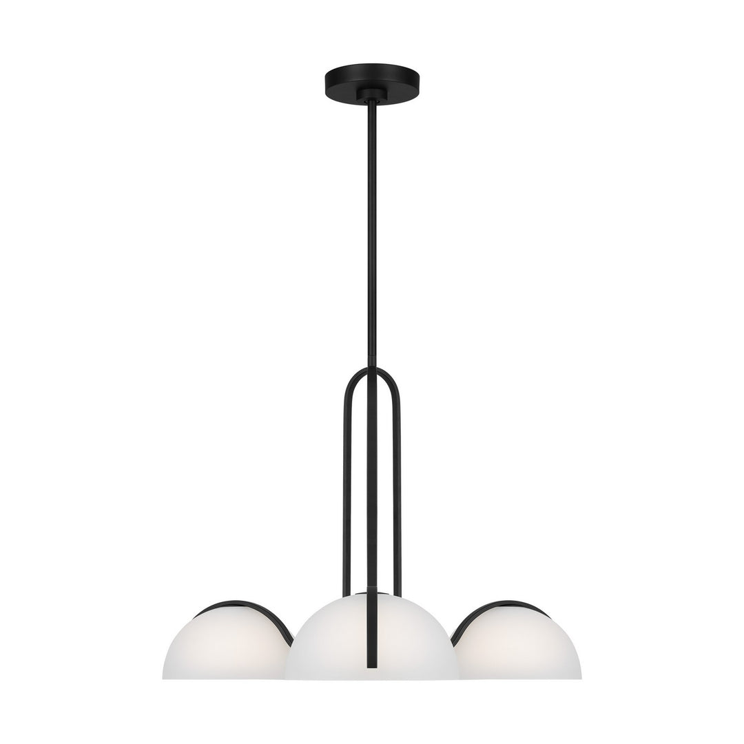 Visual Comfort Studio Canada - KC1133MBK - Three Light Chandelier - Nido - Midnight Black