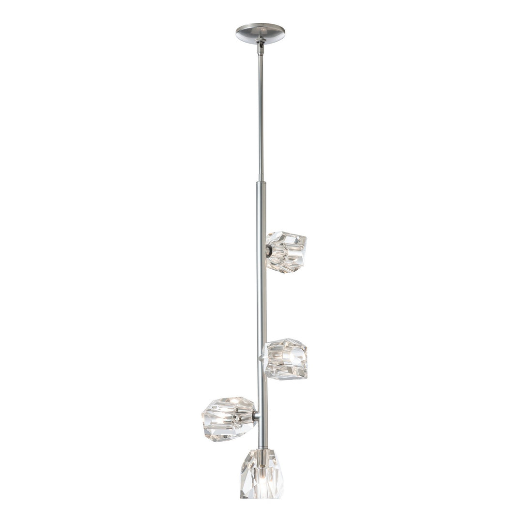 Hubbardton Forge Canada - 131612-SKT-MULT-85-CR - Four Light Pendant - Gatsby - Sterling