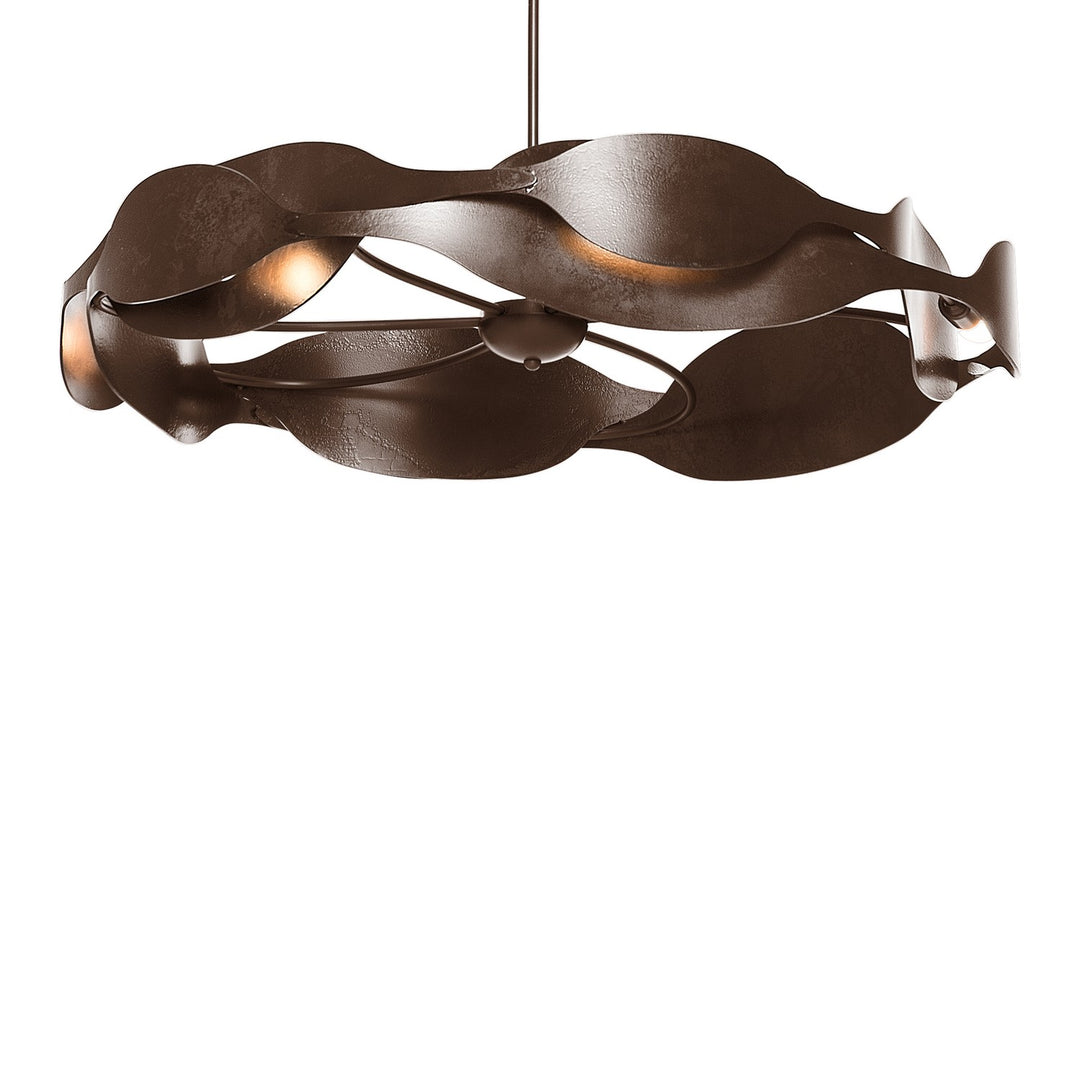 Hubbardton Forge Canada - 132160-SKT-MULT-05 - Six Light Pendant - Waves - Bronze