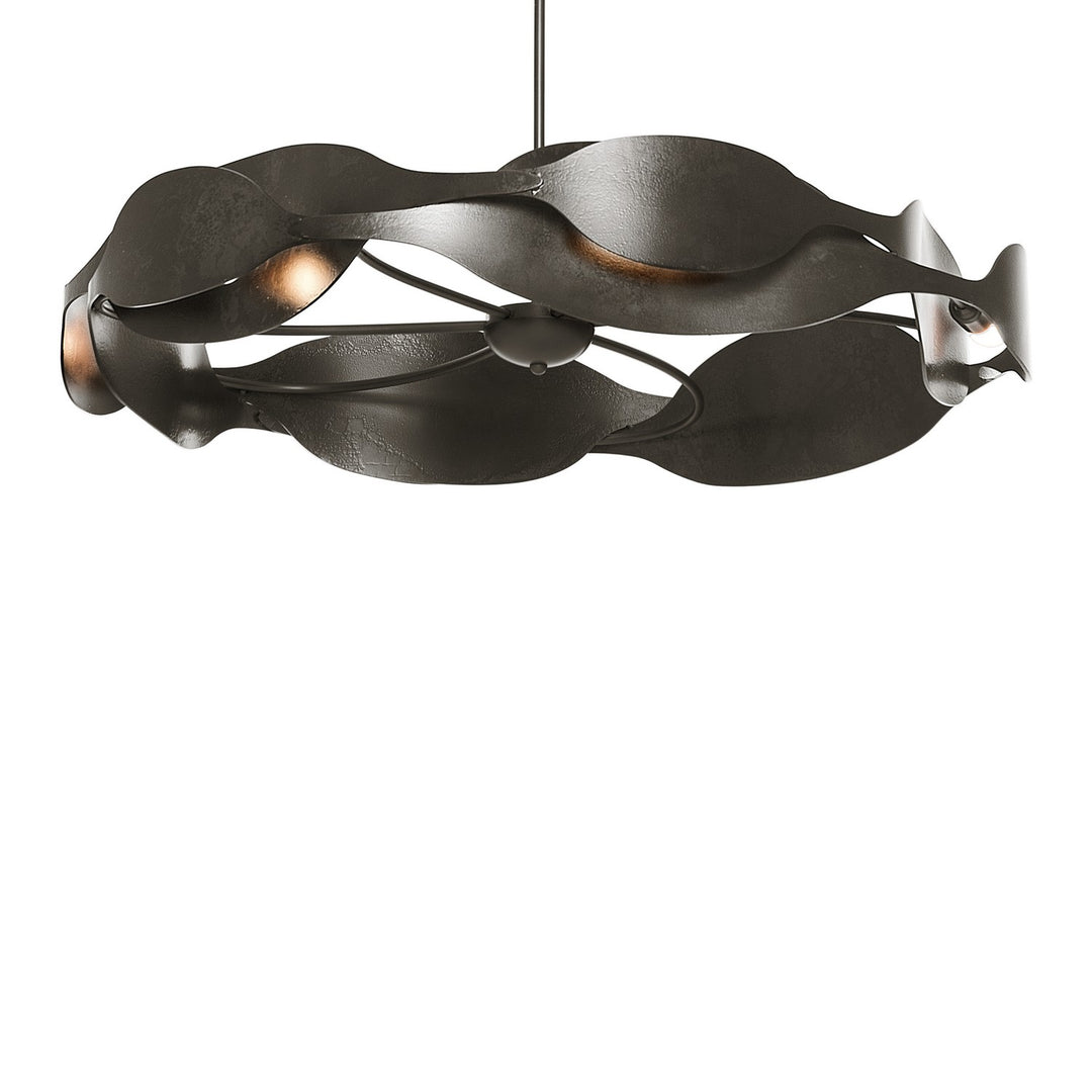Hubbardton Forge Canada - 132160-SKT-MULT-14 - Six Light Pendant - Waves - Oil Rubbed Bronze