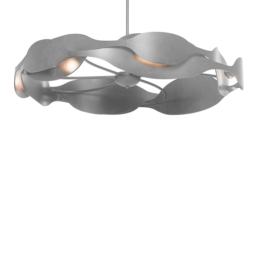 Hubbardton Forge Canada - 132160-SKT-MULT-82 - Six Light Pendant - Waves - Vintage Platinum