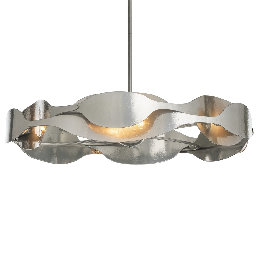 Hubbardton Forge Canada - 132160-SKT-MULT-85 - Six Light Pendant - Waves - Sterling