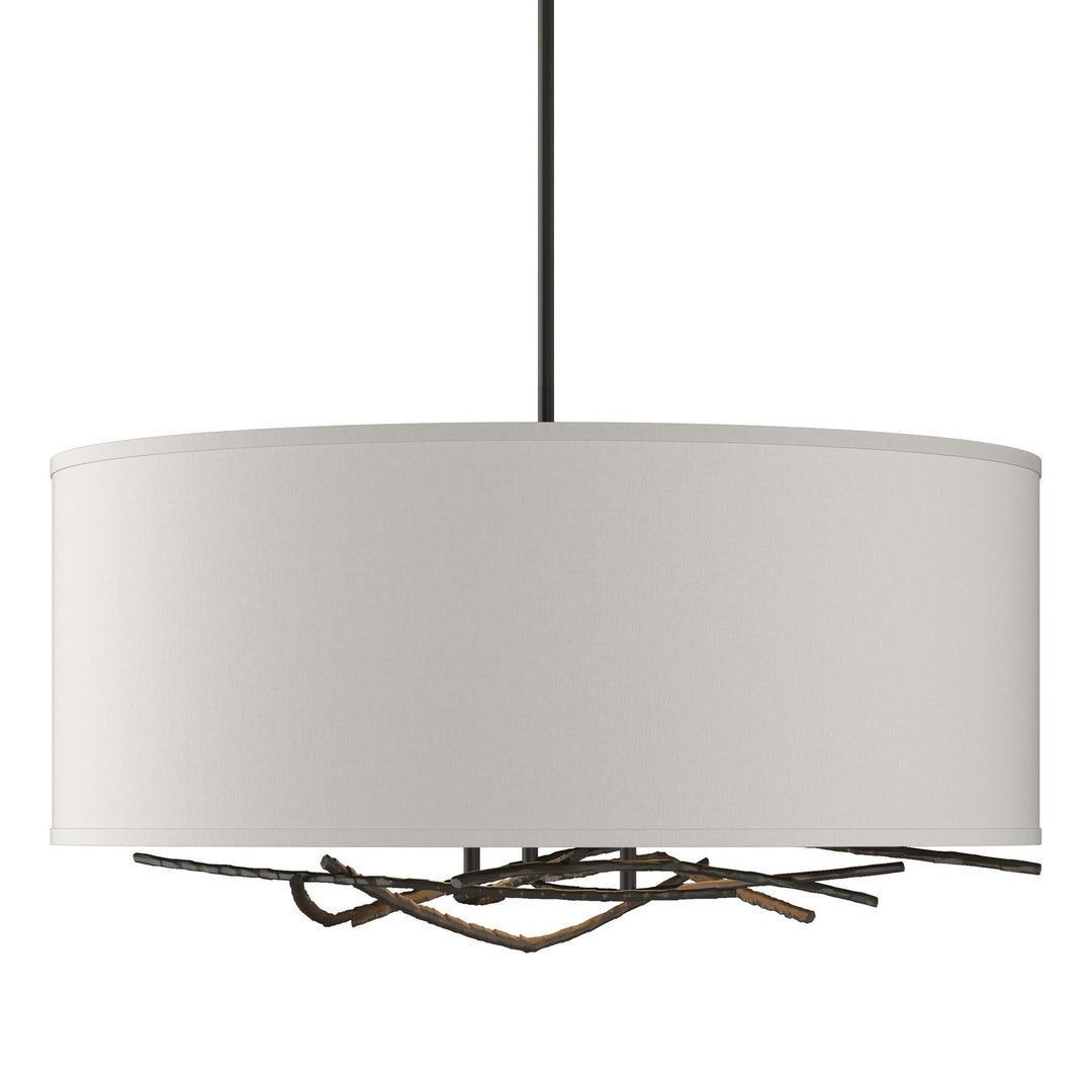 Hubbardton Forge Canada - 137665-SKT-MULT-07-SE2201 - Three Light Pendant - Brindille - Dark Smoke
