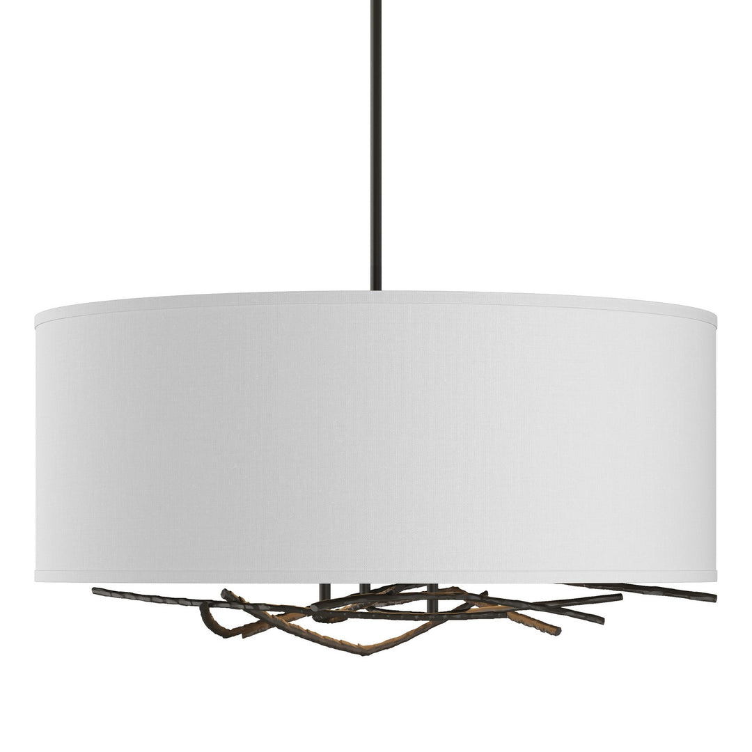 Hubbardton Forge Canada - 137665-SKT-MULT-07-SF2201 - Three Light Pendant - Brindille - Dark Smoke