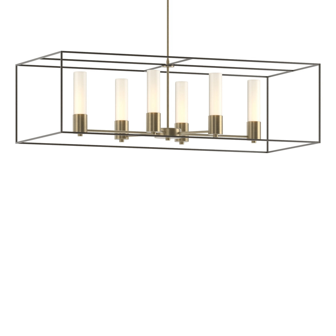 Hubbardton Forge Canada - 138940-SKT-MULT-84-07-GG0392 - Six Light Pendant - Portico - Soft Gold