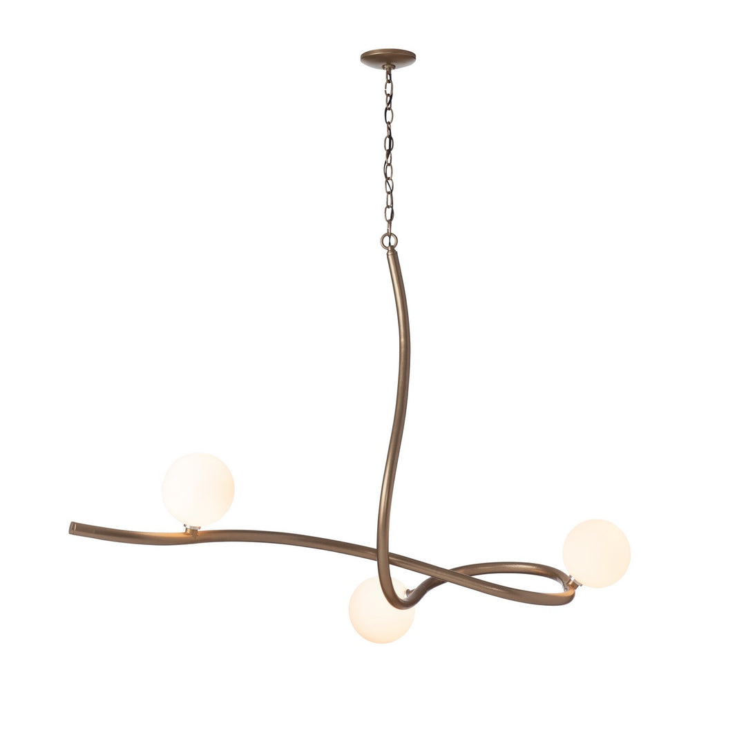 Hubbardton Forge Canada - 139201-SKT-84-GG0677 - Three Light Pendant - Slide - Soft Gold