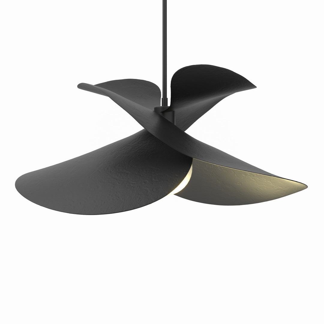 Hubbardton Forge Canada - 139455-SKT-MULT-07 - One Light Pendant - Hibiscus - Dark Smoke