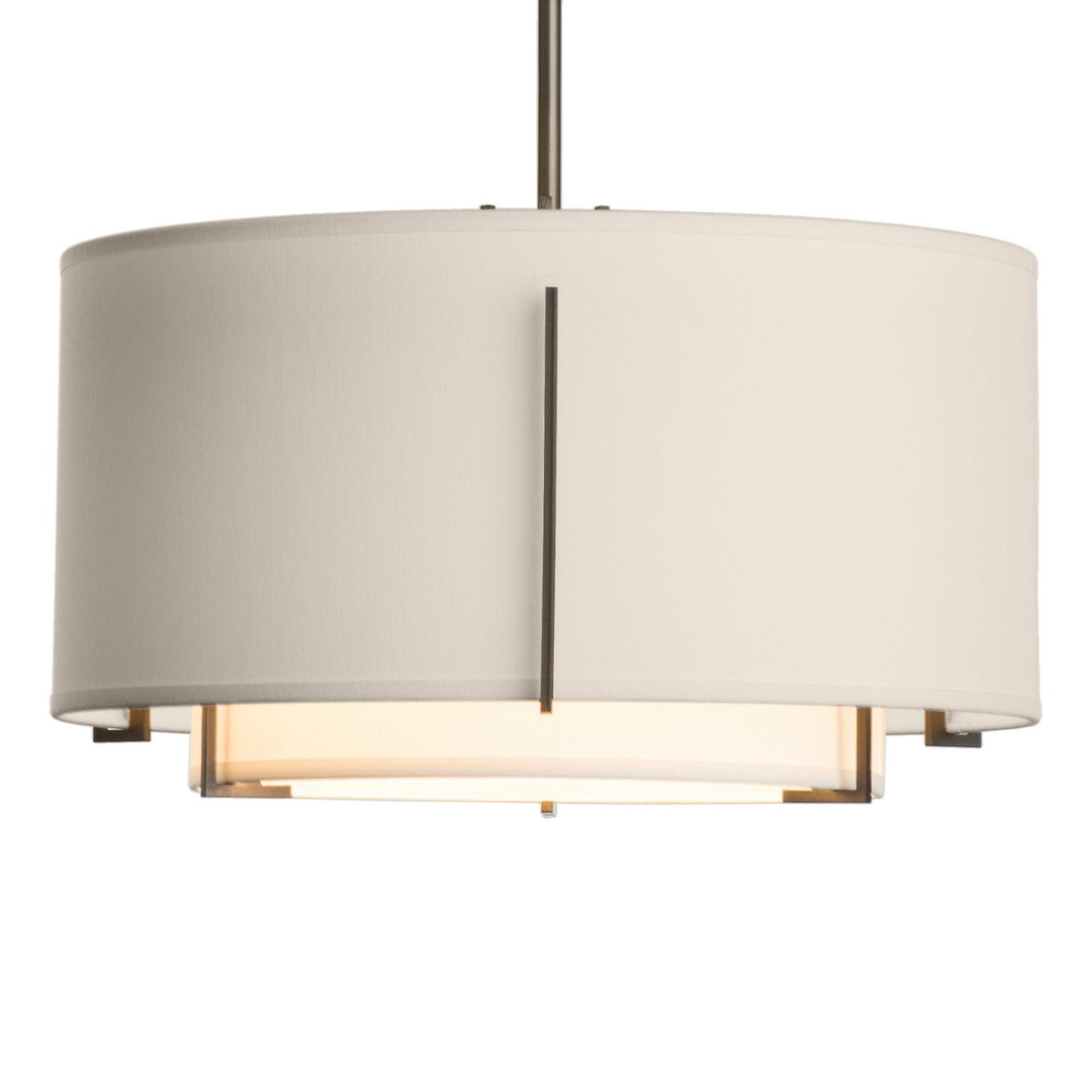 Hubbardton Forge Canada - 139602-SKT-MULT-07-SF1099-SE1590 - One Light Pendant - Exos - Dark Smoke