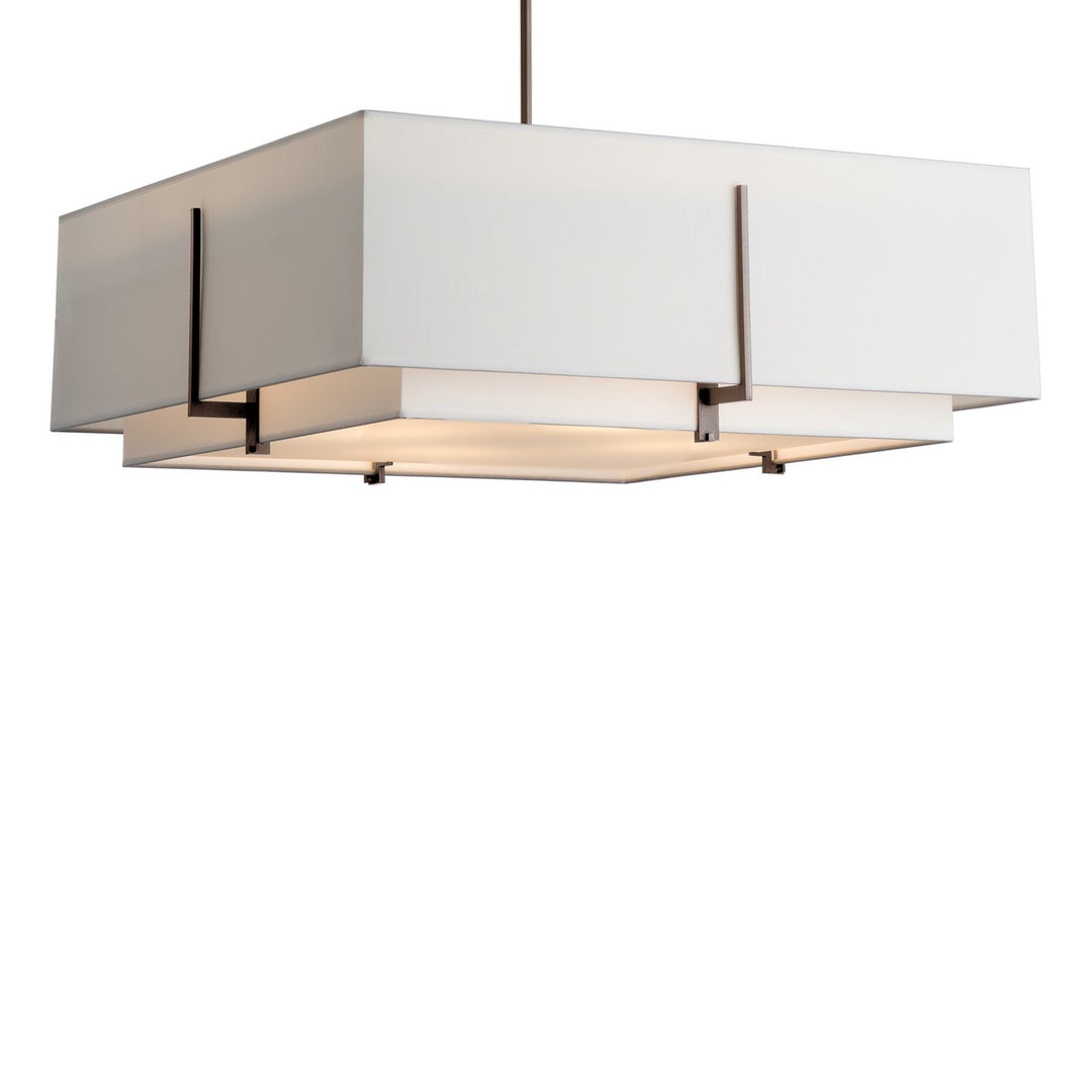 Hubbardton Forge Canada - 139635-SKT-MULT-05-SF2012-SF2401 - Four Light Pendant - Exos - Bronze