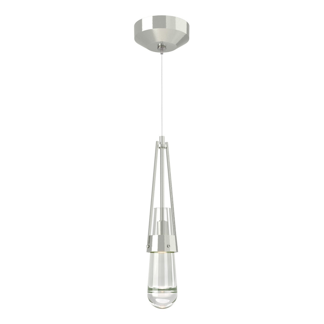 Link One Light Mini Pendant in Sterling - available from The Lighting Shoppe, trusted by Canadian homeowners