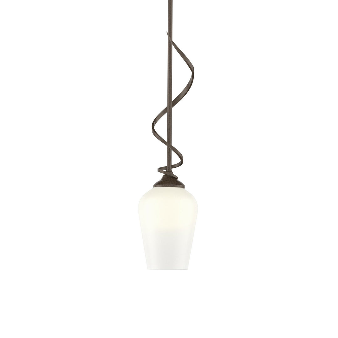 Flora One Light Mini Pendant in Bronze - available from The Lighting Shoppe, trusted by Canadian homeowners