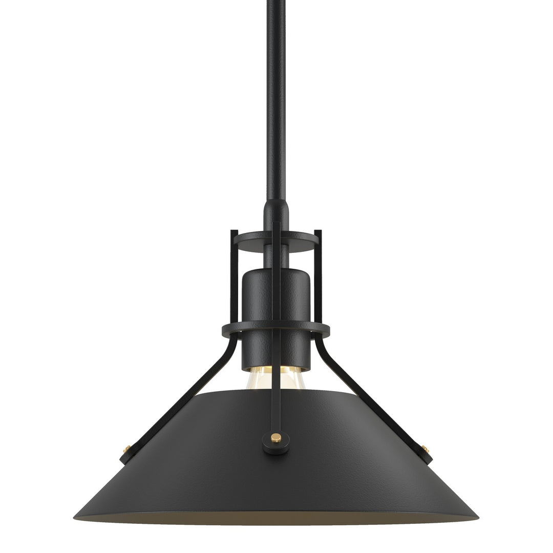 Henry One Light Mini Pendant in Black - available from The Lighting Shoppe, trusted by Canadian homeowners