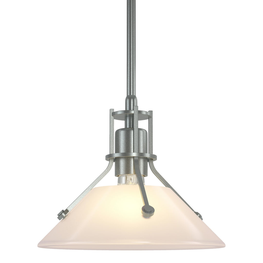 Henry One Light Mini Pendant in Vintage Platinum - available from The Lighting Shoppe, trusted by Canadian homeowners