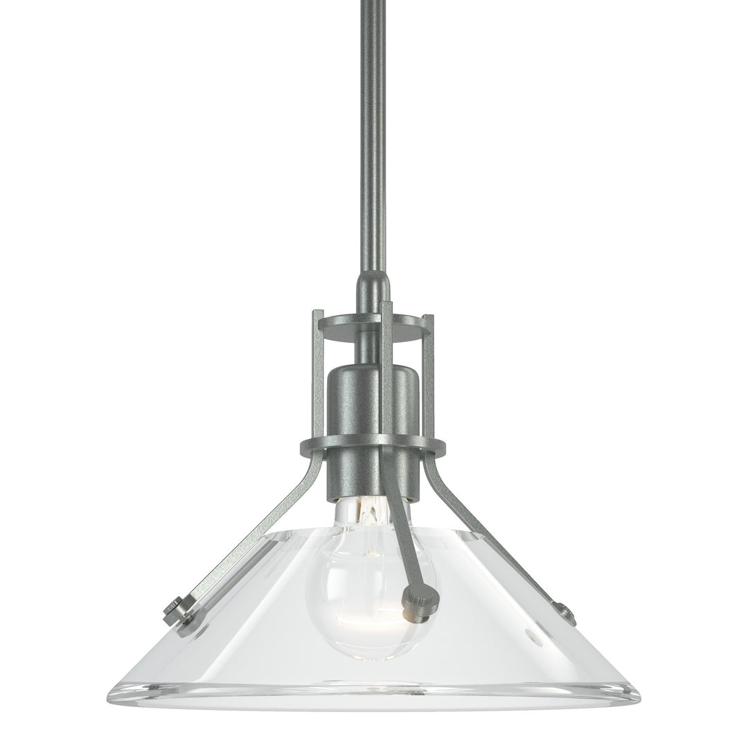 Henry One Light Mini Pendant in Vintage Platinum - available from The Lighting Shoppe, trusted by Canadian homeowners