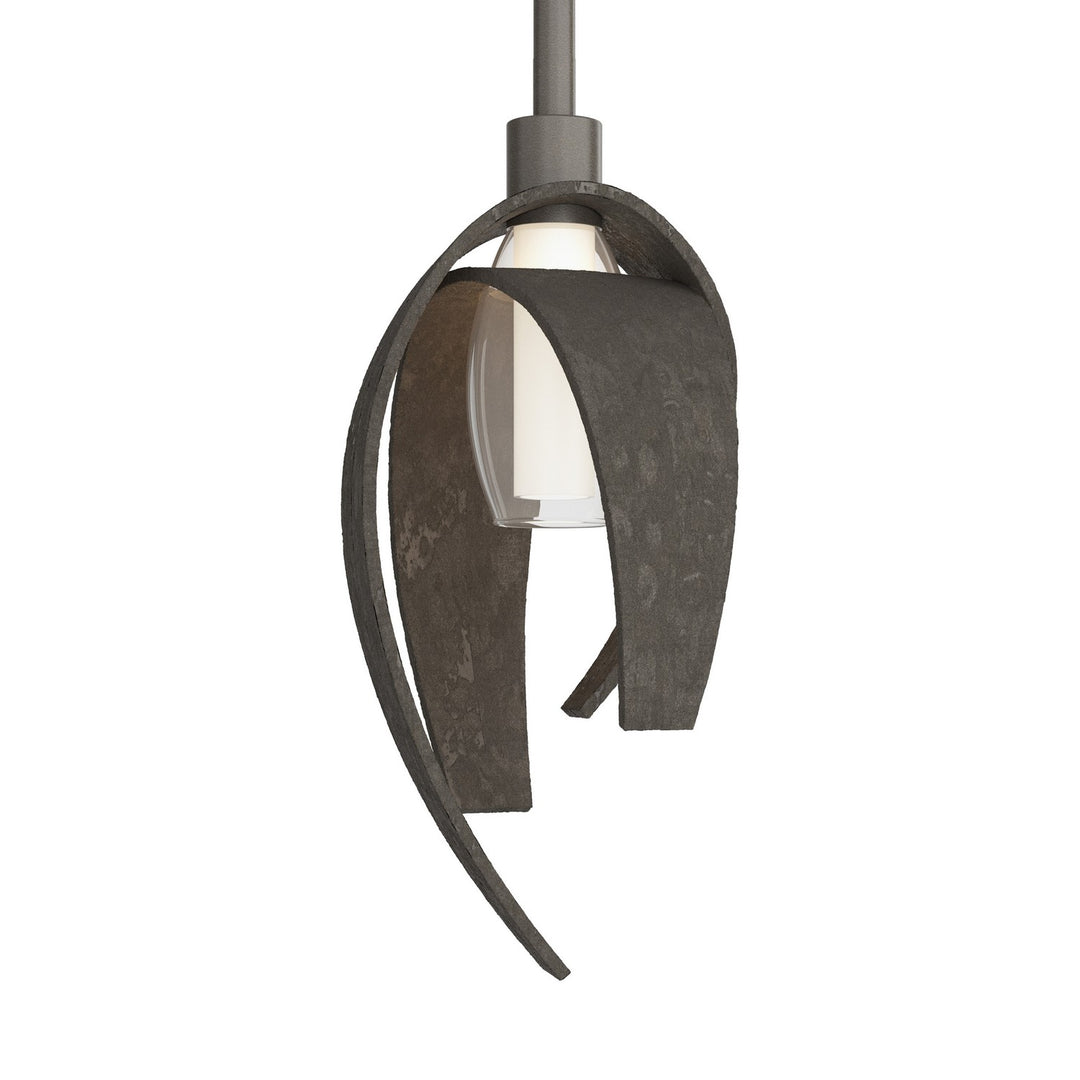 Corona One Light Mini Pendant in Dark Smoke - available from The Lighting Shoppe, trusted by Canadian homeowners