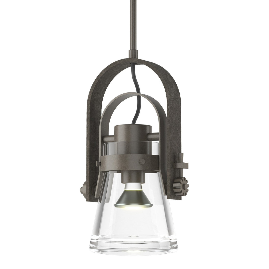 Erlenmeyer One Light Mini Pendant in Dark Smoke - available from The Lighting Shoppe, trusted by Canadian homeowners
