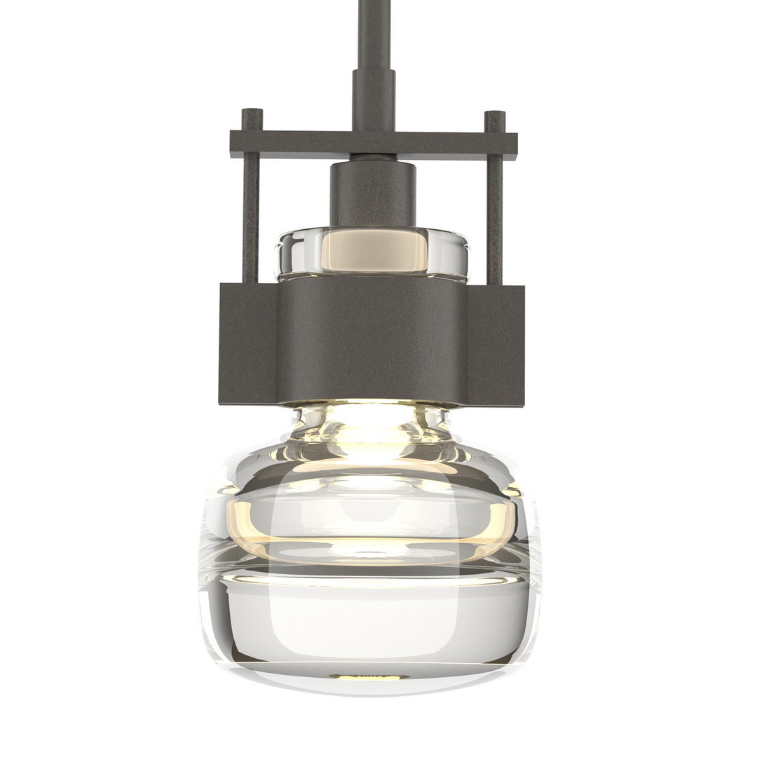 Cuff One Light Mini Pendant in Dark Smoke - available from The Lighting Shoppe, trusted by Canadian homeowners