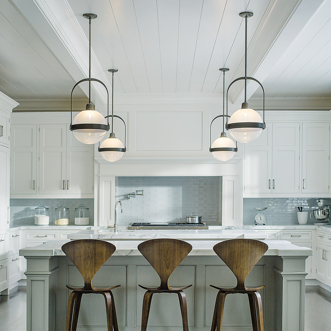 Hubbardton Forge Canada - 187460-SKT-MULT-07-WF0605 - One Light Mini Pendant - Atlas - Dark Smoke