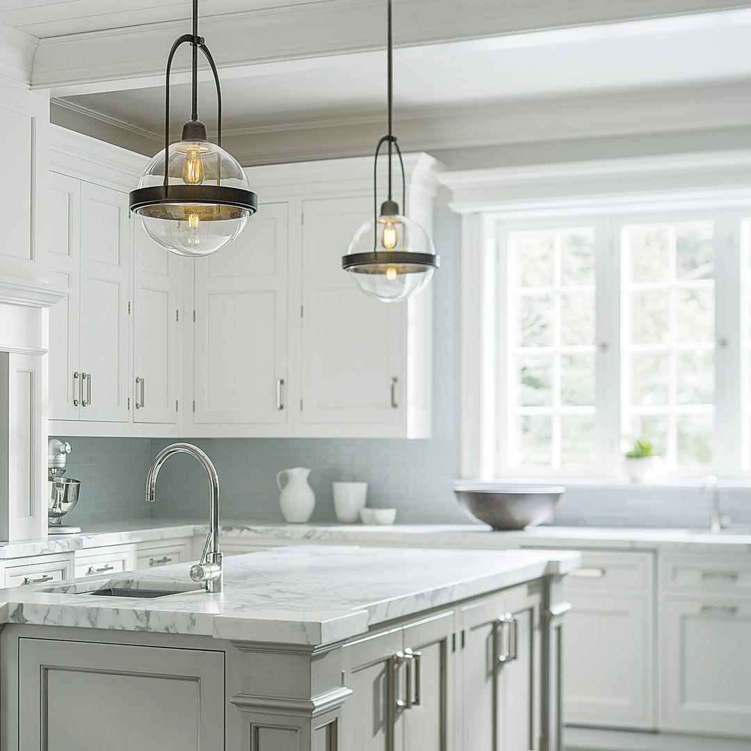 Hubbardton Forge Canada - 187460-SKT-MULT-07-ZM0605 - One Light Mini Pendant - Atlas - Dark Smoke