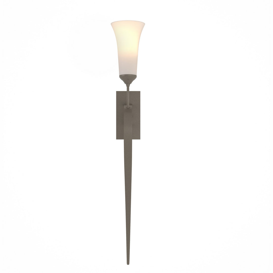 Hubbardton Forge Canada - 204526-SKT-07-GG0068 - One Light Wall Sconce - Sweeping Taper - Dark Smoke