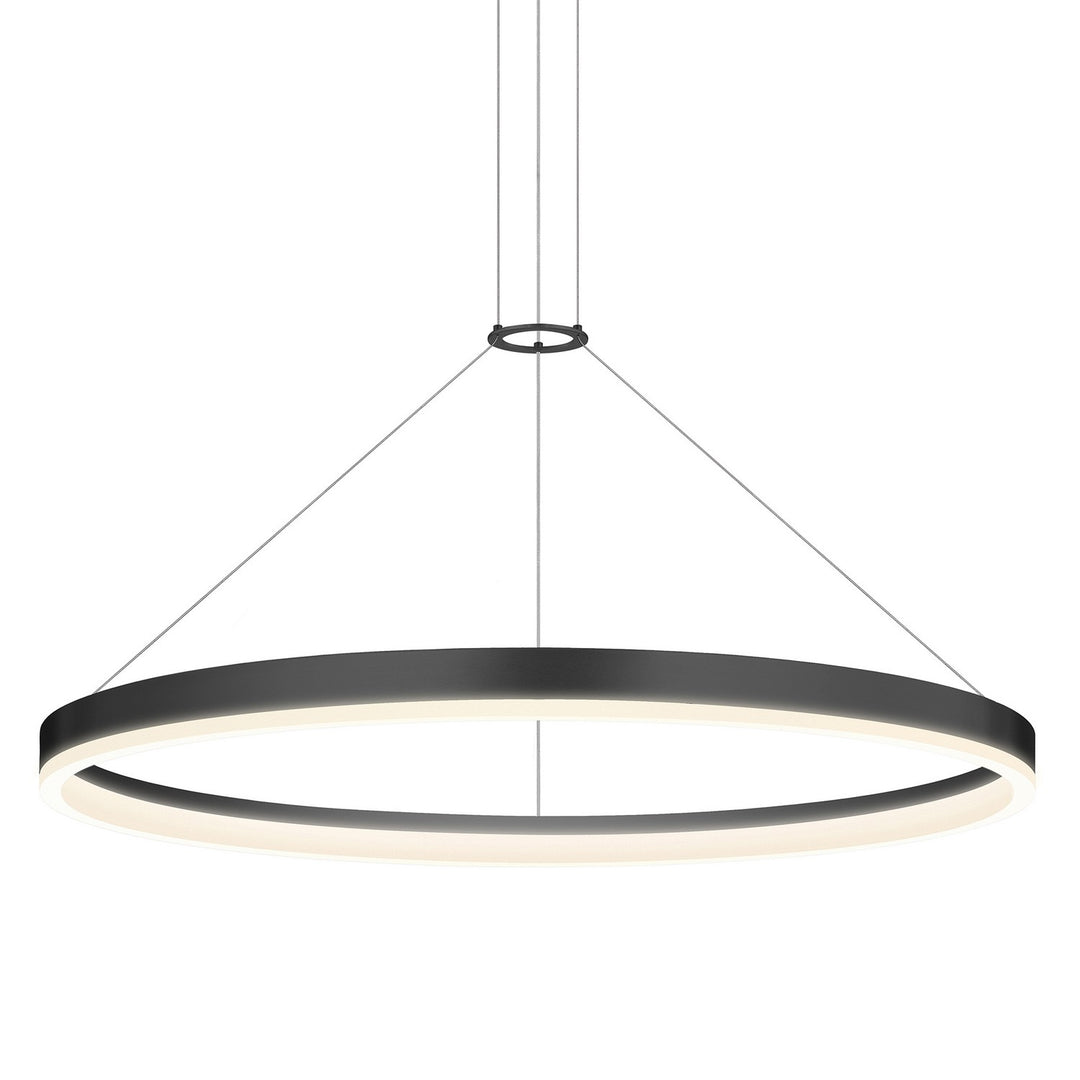 Corona LED Pendant in Satin Black - available from The Lighting Shoppe, trusted by Canadian homeowners